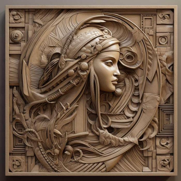 نموذج ثلاثي الأبعاد لآلة CNC 3D Art 